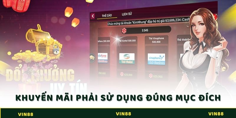 Các chương trình khuyến mãi chỉ nên được sử dụng cho mục đích cá cược