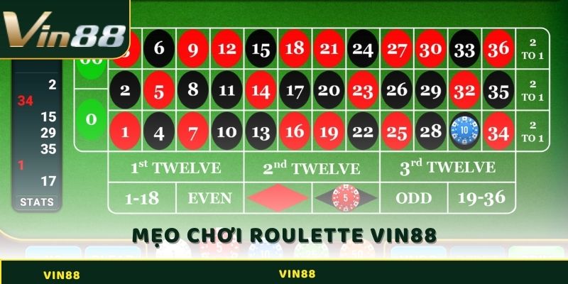 Mẹo chơi Game Roulette VIN88 nhanh, thắng dễ dàng