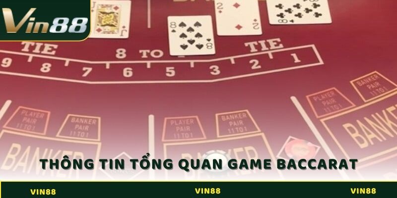 Thông tin tổng quan về game Baccarat VIN88